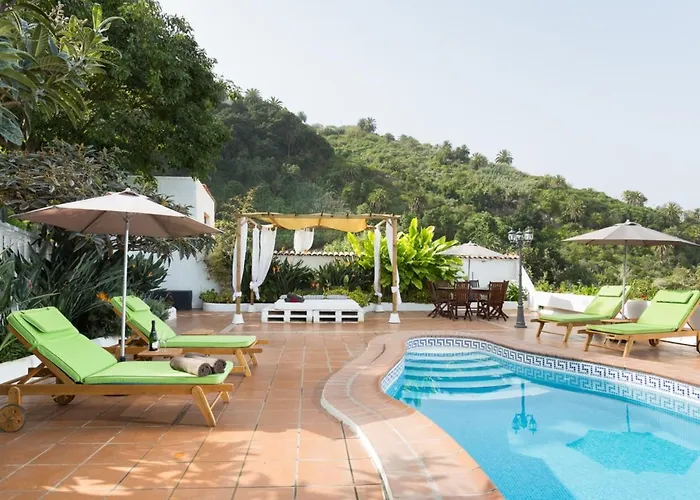 Con Piscina Climatizada Y Jardin En Icod De Vinos - Es-279-18 别墅